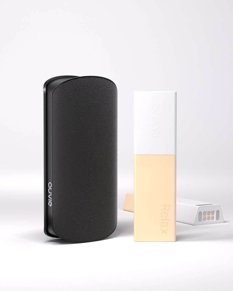 Vegan Leather / Nero Black Device & Relax Pod (2 Pod Units)